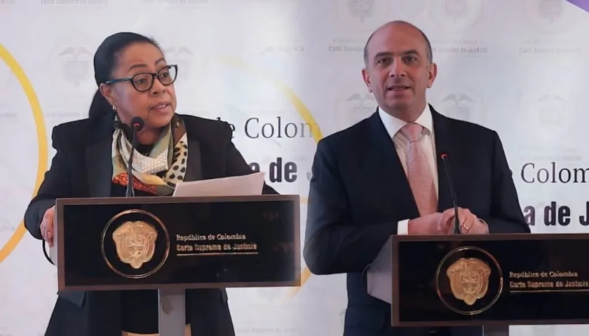 María Patricia Balanta y Carlos Camargo.