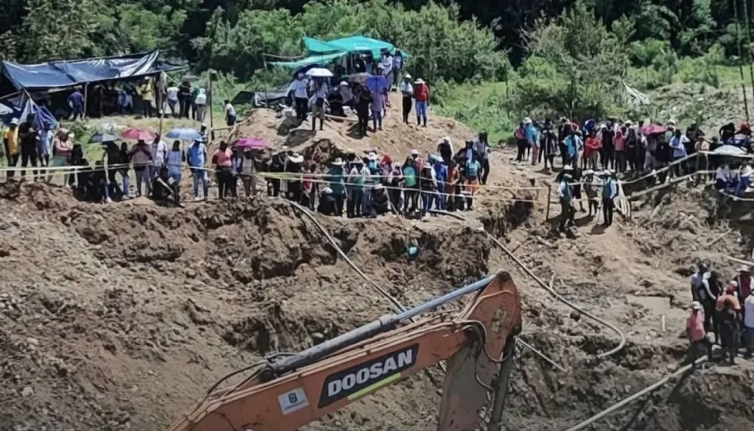 Mina donde sucedió la tragedia.