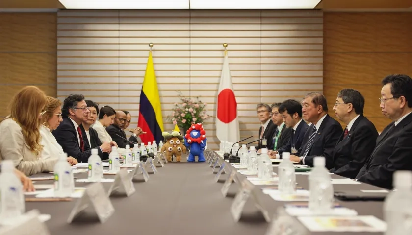 Reunión del Presidente con el primer ministro de Japón, Shigeru Ishiba. 
