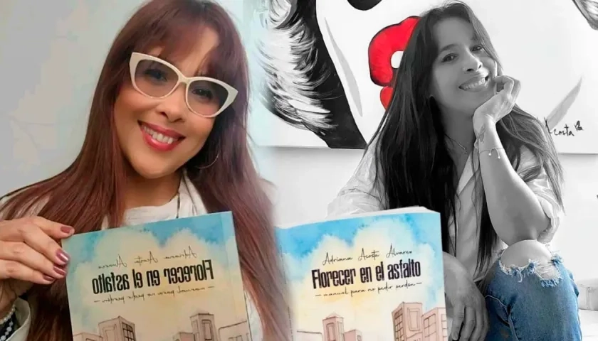 La poeta Adriana Acosta. 