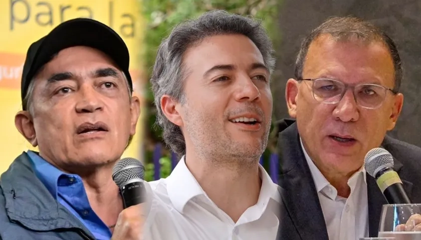 Gustavo Bolívar, Daniel Quintero y Roy Barrera. 