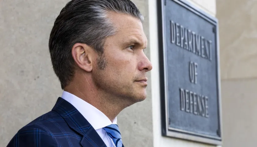 El secretario de Guerra de EE.UU., Pete Hegseth.