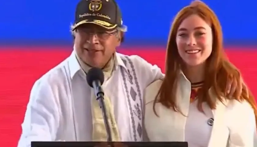 Gustavo Petro y Gloria Miranda.