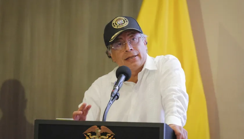 El Presidente Gustavo Petro.