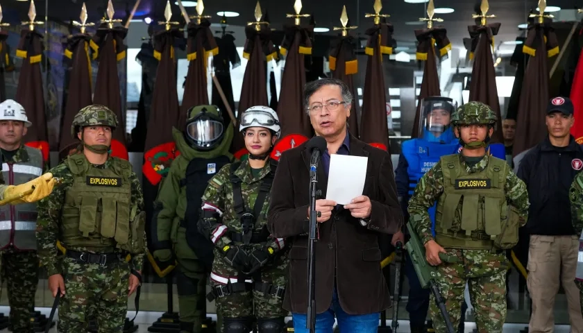 El Presidente Gustavo Petro.