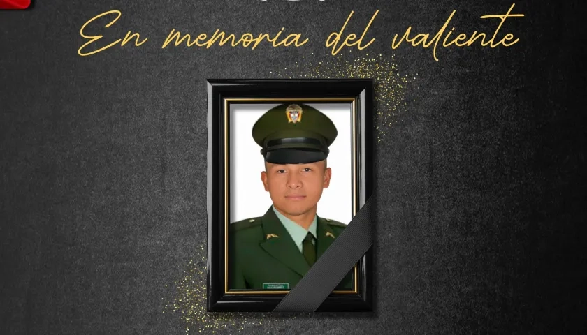 El patrullero Iván Fernando Ramírez Olarte.