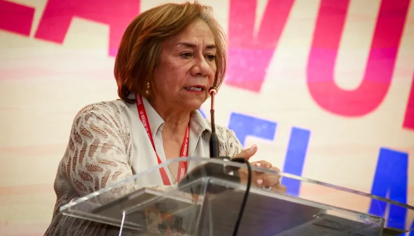 La Canciller Rosa Yolanda Villavicencio.