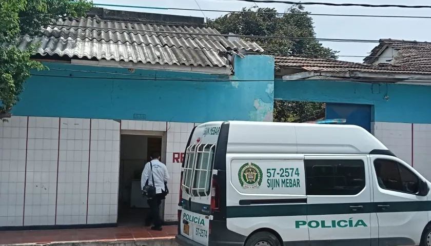 Lugar donde fue hallada una de las víctimas en San Roque.