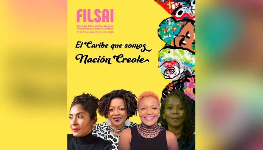 Expositoras de la Feria del Libro de San Andrés, Providencia y Santa Catalina. 