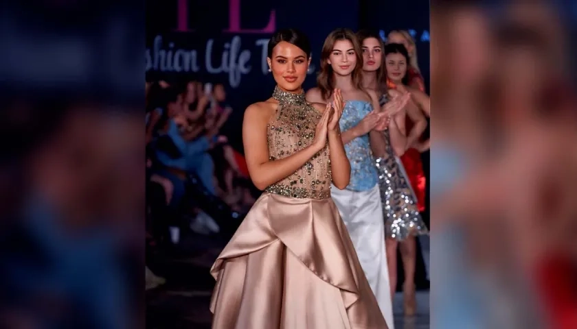 Andrea Romero en la Semana de la Moda de Nueva York.