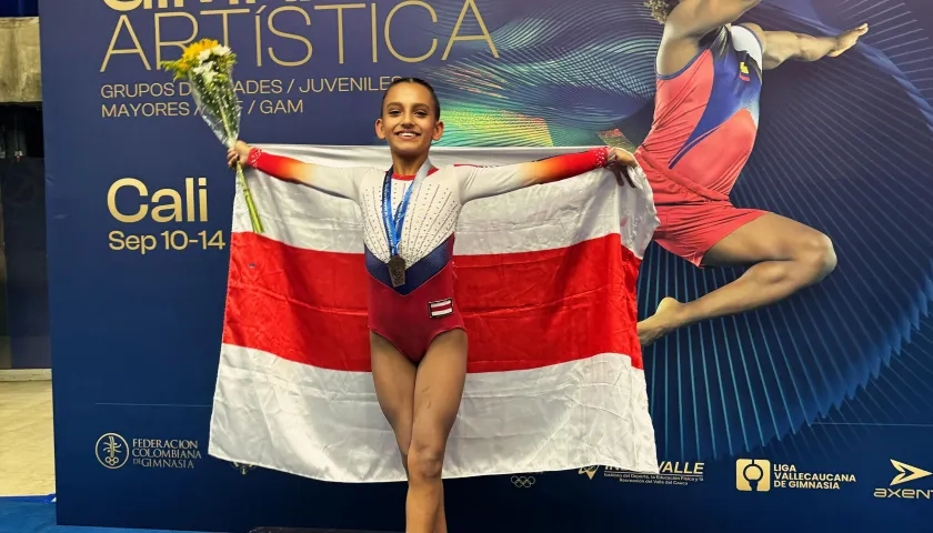 Antonella Álvarez, Dugarte, gimnasta atlanticense.