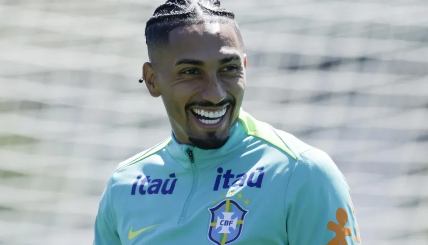 Raphinha, atacante brasileño.