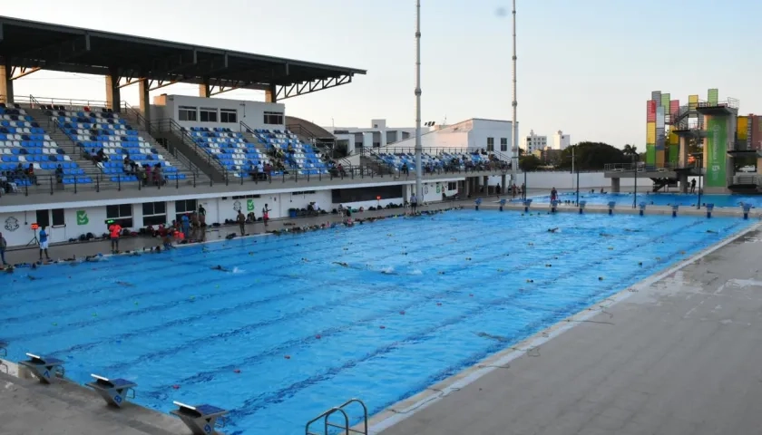 Complejo Acuático Eduardo Movilla, en Barranquilla. 