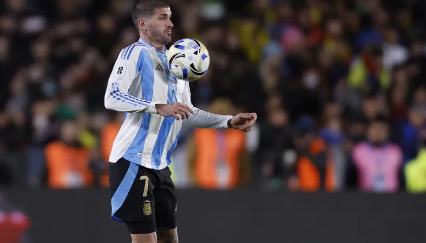 Rodrigo De Paul, mediocampista de la seleccion Argentina. 