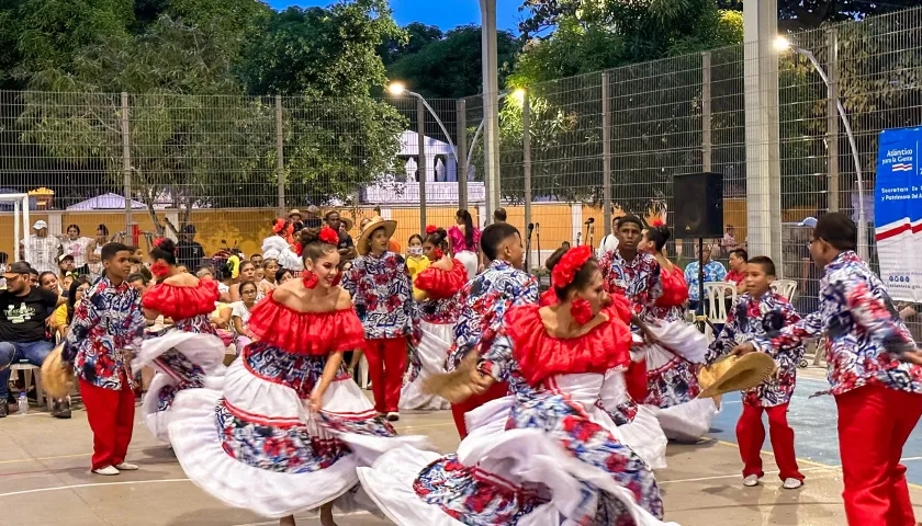 Danza del Porro Negro en Santo Tomás. 