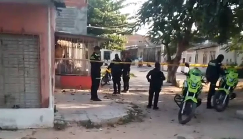 Lugar donde sucedió el crimen.