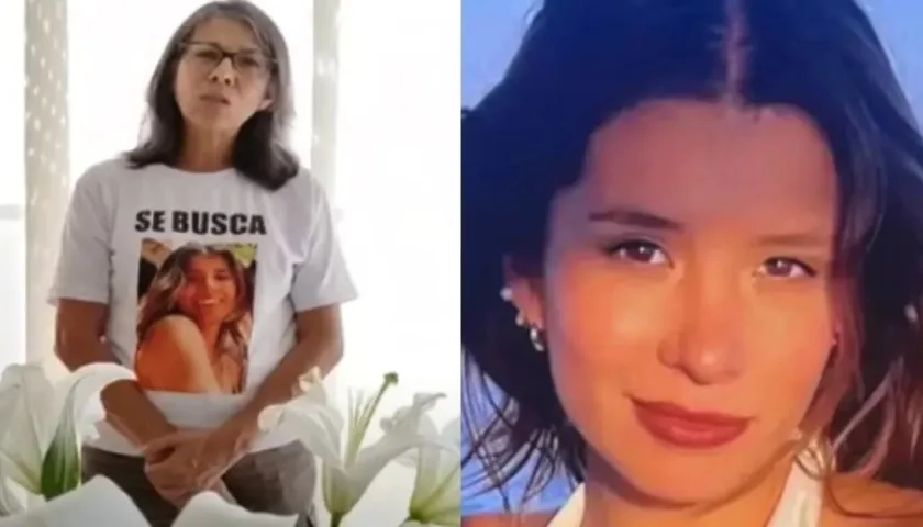 Lucy Díaz, madre de Tatiana Hernández.