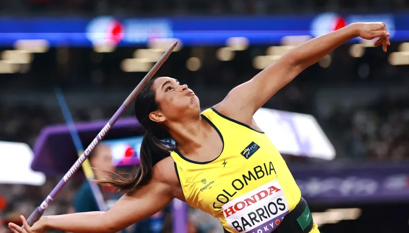 Valentina Barrios impuso una marca de 60,98 metros en semifinales. 
