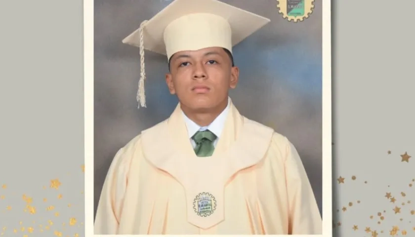 El estudiante Ángel David Monterrosa Serna.