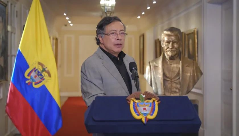 El Presidente Gustavo Petro.