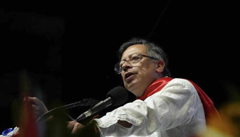 El Presidente Gustavo Petro.