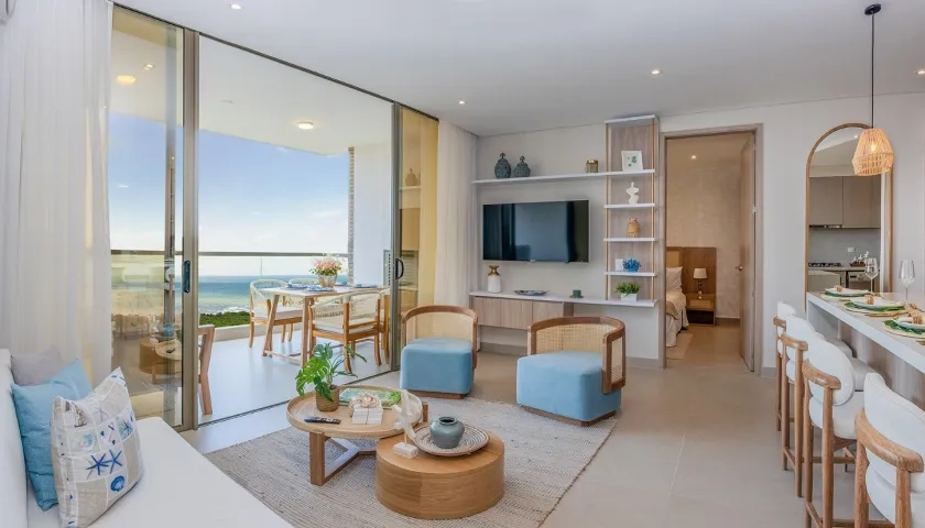 Apartamento modelo de Puntamarina Beach. 