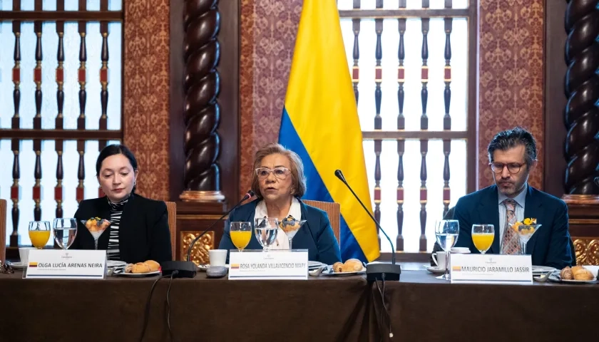 La canciller Rosa Villavicencio.