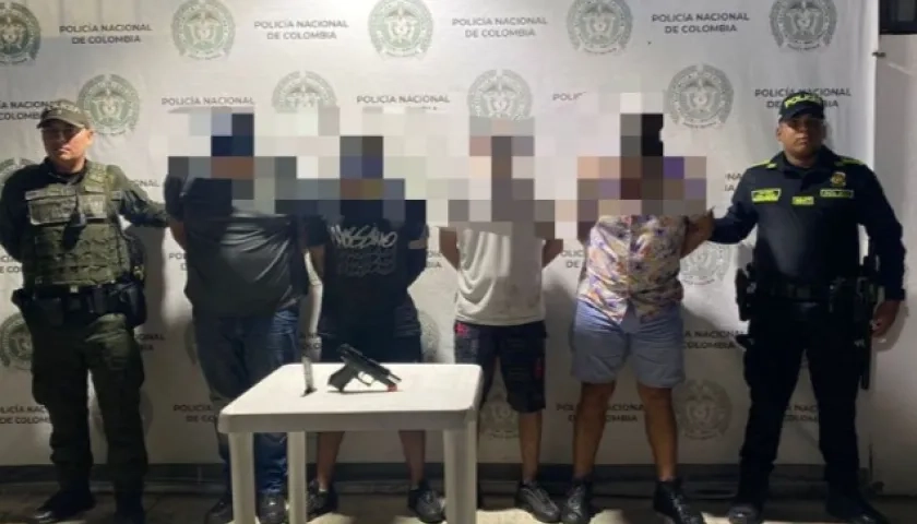 Capturados en Santa Marta. 