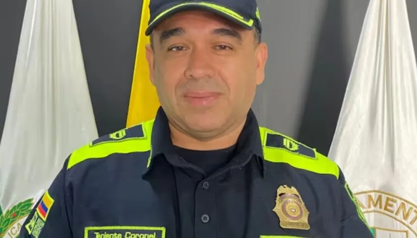 Teniente Coronel Carlos Julián Rodríguez Campos, subcomandante de la Policía Guajira.