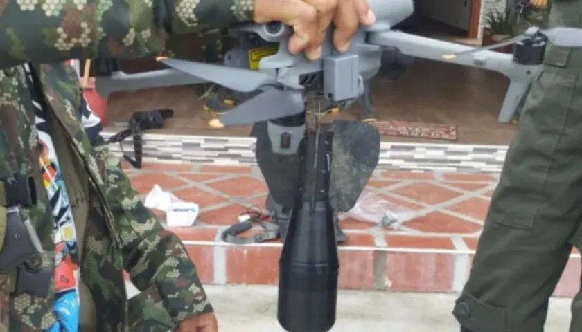 Drones con explosivos. 