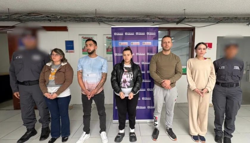 Supuestos estafadores capturados.