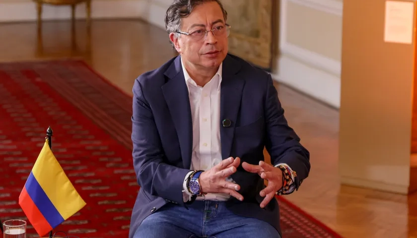 El Presidente Gustavo Petro.
