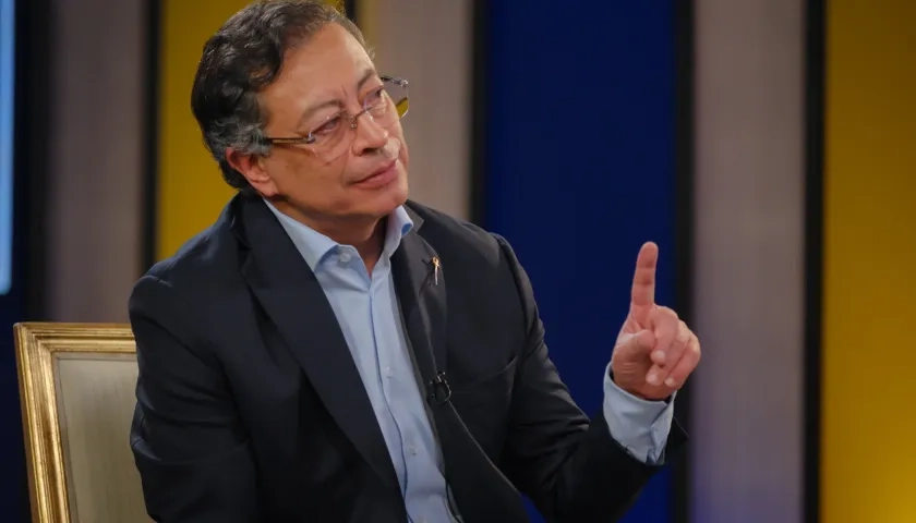 El Presidente Gustavo Petro.
