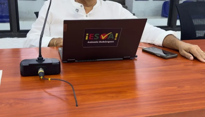 El concejal Antonio Bohórquez.