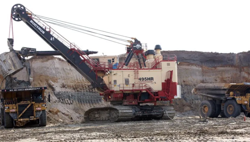 Extracción de carbón.