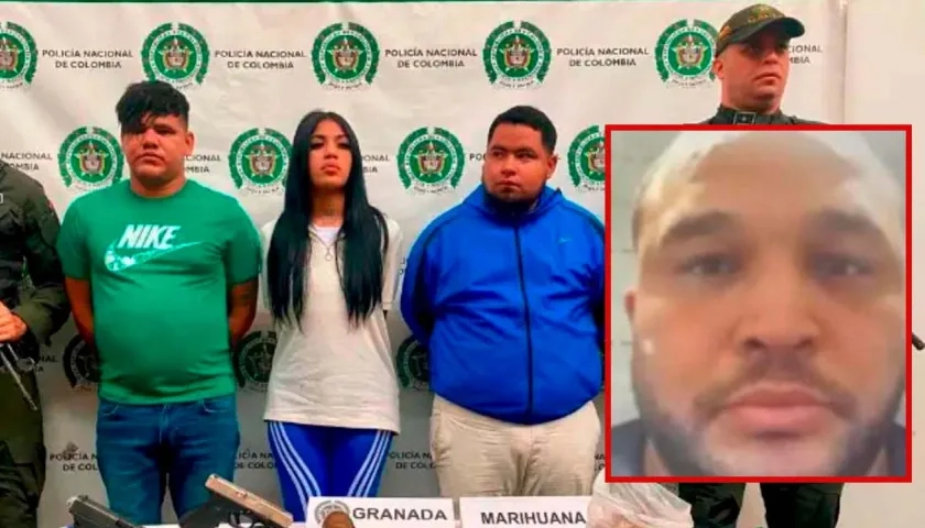 Capturados del 'Tren de Aragua' y Ender Alexis Rojas.