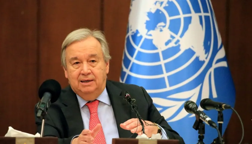 El secretario general de la ONU, António Guterres.