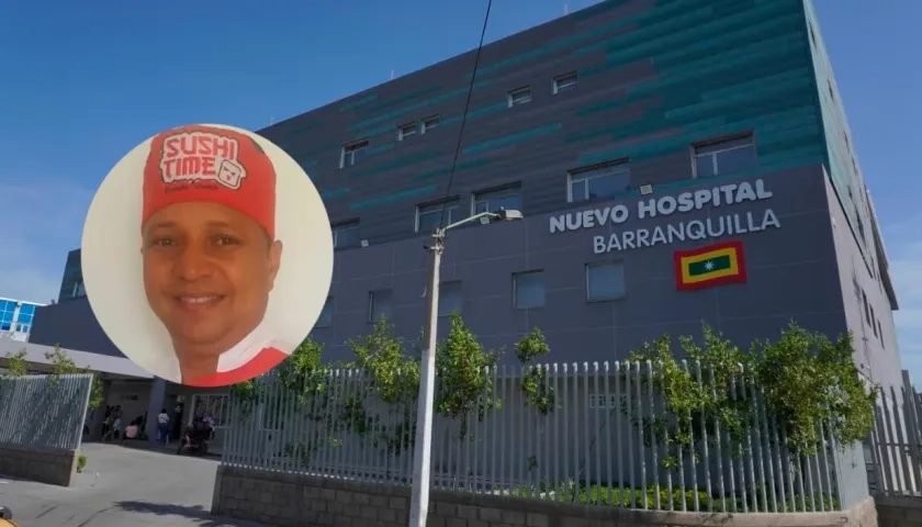 Jaime Ruiz Buelvas se encuentra en el Nuevo Hospital General de Barranquilla. 