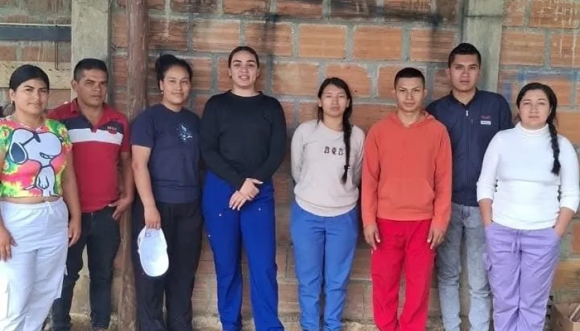 Integrantes de la misión médica.