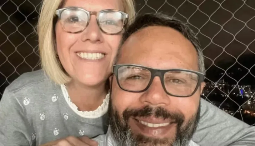 Marianela González y su esposo Rafael Tudares