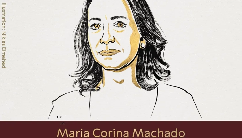 María Corina Machado ganadora del Premio Nobel de la Paz 2025