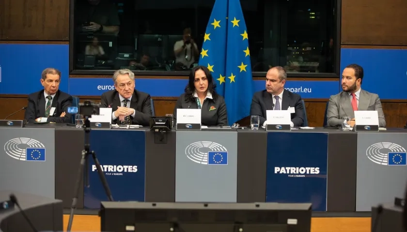 María Fernanda Cabal en el Parlamento Europeo.