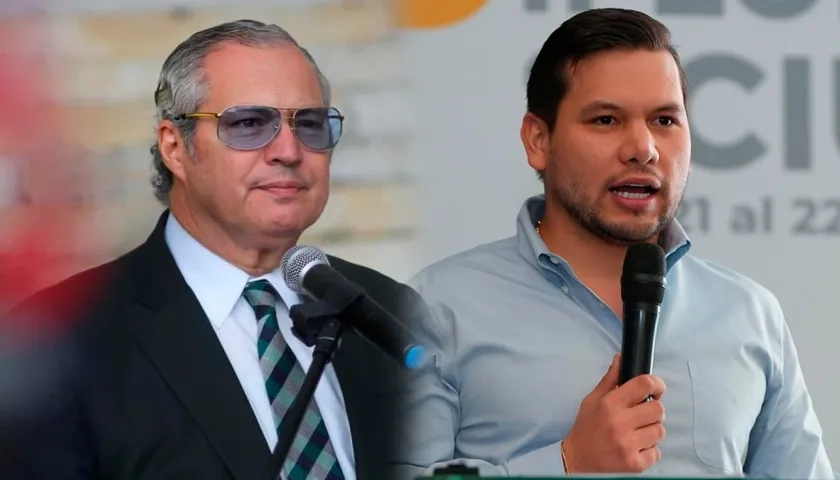 Excongresistas Iván Name y Andrés Calle. 