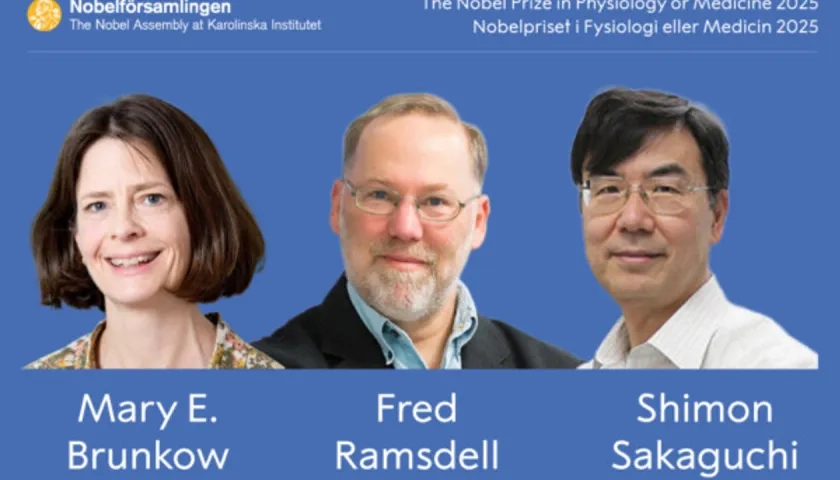 Mary E. Brunkow y Fred Ramsdell y el japonés Shimon Sakaguchi.