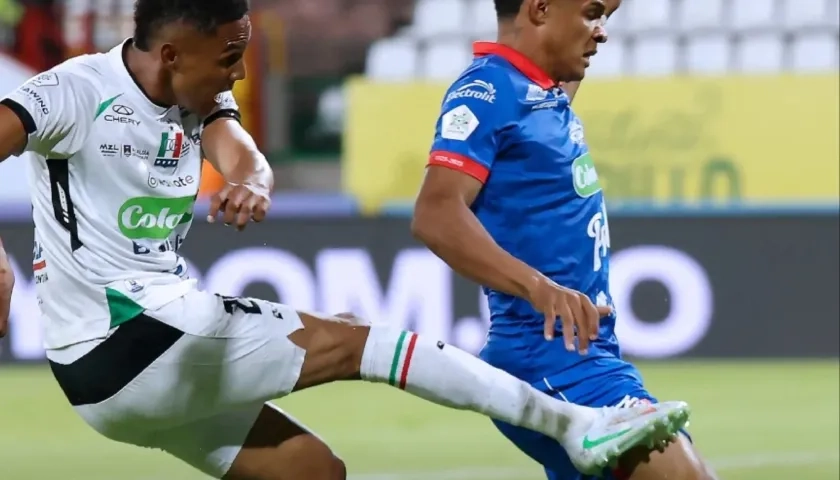 Acción del partido.