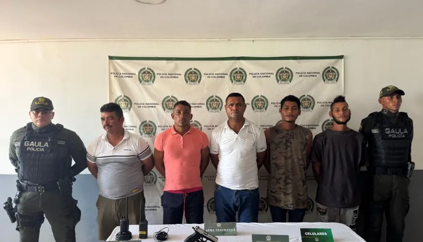 Capturados presuntos integrantes de 'Los Pachencas'. 