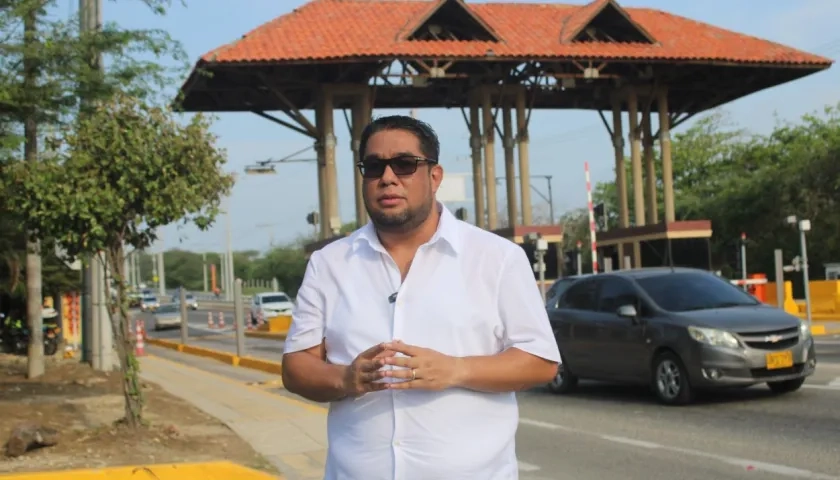 Plinio Cedeño, alcalde de Puerto Colombia.