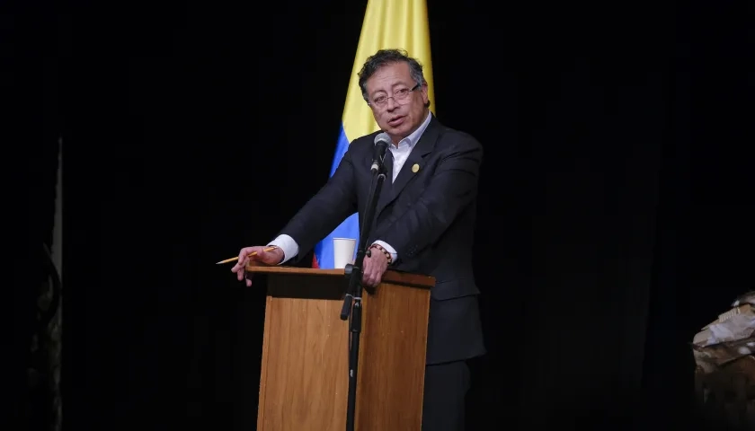 El Presidente Gustavo Petro.
