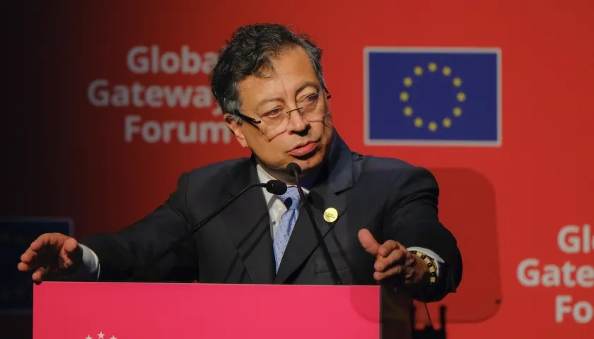 El Presidente de Colombia, Gustavo Petro.