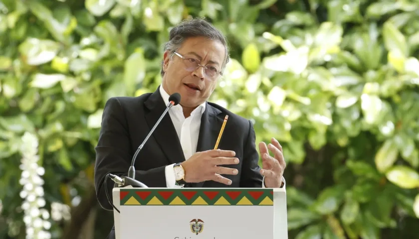 El Presidente de la República, Gustavo Petro.
